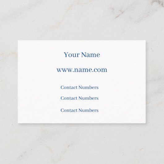 ユーロ名刺 名刺 (裏面)