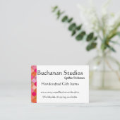 ユーロ大規模なパーソナライズ文字思い出に残るピン 名刺 (スタンド正面)