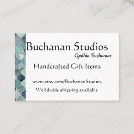 ユーロ大規模パーソナライズ文字思い出のブルース 名刺