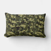 ユーロ春カモフラージュティッシュペーパー ランバークッション (正面)