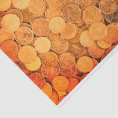 ユーロ硬貨ギフトティッシュ 薄葉紙 (詳細)