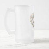 ユーロ硬貨 – ハートパターン – マグカップ、選択スタイル フロストグラスビールジョッキ (左)