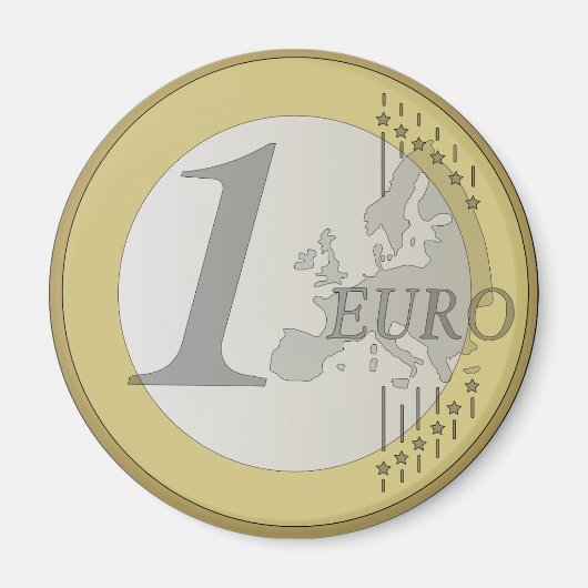 ユーロ硬貨 マグネット (正面)