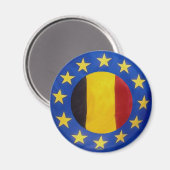 ユーロ2008 – ベルギー – 磁石 (正面/裏面)