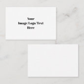 ユーロ、3.346インチx 2.165インチ名刺 名刺 (正面/裏面)