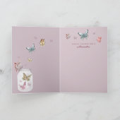 ユー与えミー蝶ハッピーバレンタインデー カード (内部)