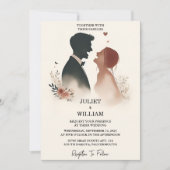 ユー予測できなユニークアファンキーミームおもしろい結婚ズ 招待状 (正面)