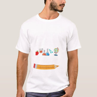 ユー学ゴン教えチおもしろいの新学期 Tシャツ