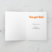 ユー得ザサンシャイン勇気付けられる カード (内部)