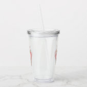 ユー恋しく思カップケーキイラストレーション アクリルタンブラー (左)