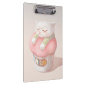 ユー恋しく思カップケーキイラストレーション クリップボード (右)