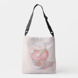 ユー恋しく思カップケーキイラストレーション クロスボディバッグ