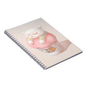 ユー恋しく思カップケーキイラストレーション ノートブック (右側)