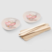 ユー恋しく思カップケーキイラストレーション ハンドファン (組立なし)