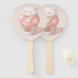 ユー恋しく思カップケーキイラストレーション ハンドファン