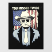 ユー恋しく思ス西トランプカウボーイ2024 ウィンドウサイン (シート)