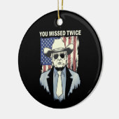ユー恋しく思ス西トランプカウボーイ2024 セラミックオーナメント (左)