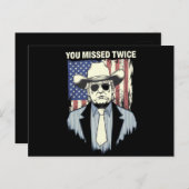 ユー恋しく思ス西トランプカウボーイ2024 ポストカード (正面/裏面)