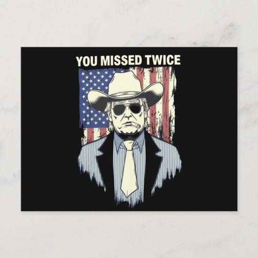 ユー恋しく思ス西トランプカウボーイ2024 ポストカード (正面)