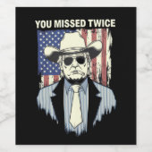 ユー恋しく思ス西トランプカウボーイ2024 ワインラベル (シングルラベル)