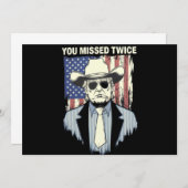 ユー恋しく思ス西トランプカウボーイ2024 招待状 (正面/裏面)