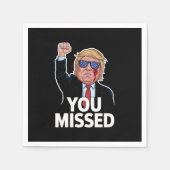 ユー恋しく思ド・トランプ スタンダードカクテルナプキン (正面)