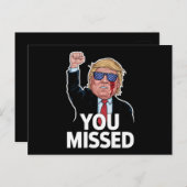 ユー恋しく思ド・トランプ ポストカード (正面/裏面)