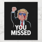 ユー恋しく思ド・トランプ ワインラベル (シングルラベル)