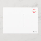 ユー恋しく思ロットワイラー子犬あいさつ葉書 ポストカード (裏面)