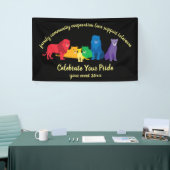 ユー祝プライドレインボーライオンプライド 横断幕 (トレードショー)