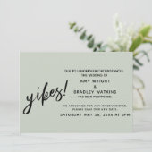 ユー結婚モアイキス延期！聖人の告知 招待状 (スタンド正面)