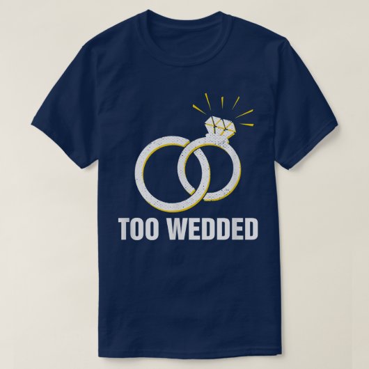 ユー結婚結婚マの新郎新婦のジュク Tシャツ (デザイン正面)