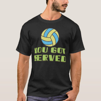 ユー・ガット・サーヴド バレーボール ゲーム レトロ レトロ Tシャツ