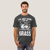 ユ男のための面白い芝刈りギフト ランドスケープ Tシャツ (正面フル)