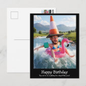 ユ男の面白い誕生日ポストカード ポストカード (正面/裏面)