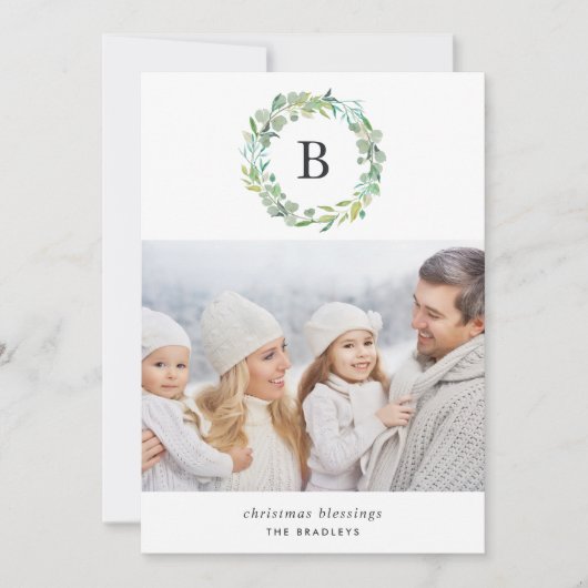 ユ色彩の鮮やかーカリプトゥス |ホリデーフォトカード シーズンカード (正面)