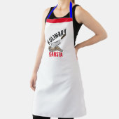 ユ面白いカスタムBBQギフト - ヒップクーリナリーギャングスタ エプロン (インサイチュ)