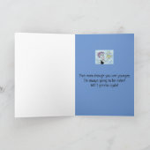 ユ面白い友達のための面白い誕生日カード カード (内部)