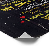 ユ面白い名言 妻へのプレゼント | ポスター (角)