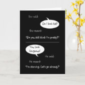 ユ面白い結婚記念日 結婚ユーモア カード (黄色い花)