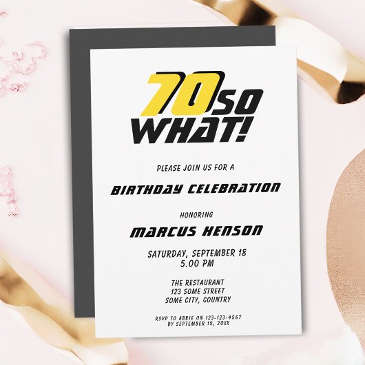 ユ面白い70歳なんだから 引用 70歳の誕生日 招待状