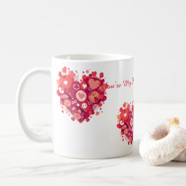 ユ couples への面白いバレンタインギフト コーヒーマグカップ