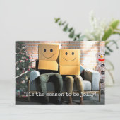 ユ merryなクリスマスのカップル シーズンカード (スタンド正面)