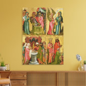 ヨアヒムの犠牲とキリストの割礼 キャンバスプリント (インサイチュ (リビング))