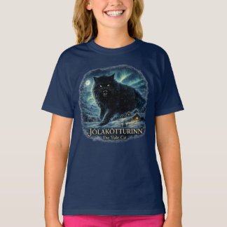 ヨゥラコットゥリン ユールキャット アイスランド クリスマス フォークロア Tシャツ