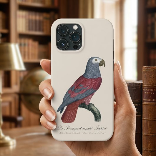 ヨウム 赤変種 Psittacus Erithacus Case-Mate iPhoneケース