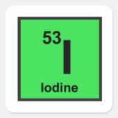 ヨウ素シール スクエアシール (正面)