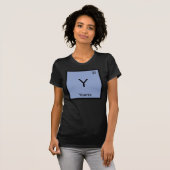 ヨエニス 名前 化学元素周期表 Tシャツ (正面フル)