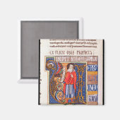 ヨエルを描いた歴史イニシャル「U」 マグネット (正面/裏面)