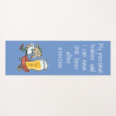 ヨガおもしろいたった1人のビールパーソナルトレーナー漫画 ヨガマット (正面(横))